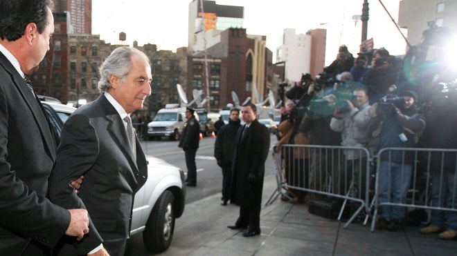 Bernard Madoff arrives at federal court